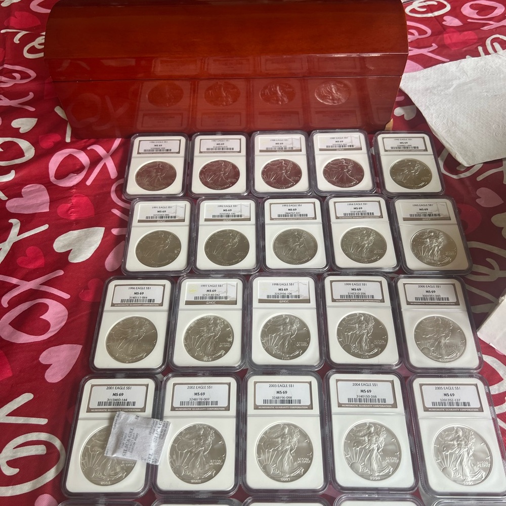 American Silver Eagle Coin Collection